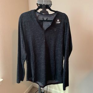 Men’s long sleeve Henley shirt
